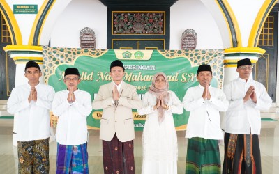 Kegiatan Maulid Nabi Muhammad SAW. yang didakan di Masjid Jamik Sumenep