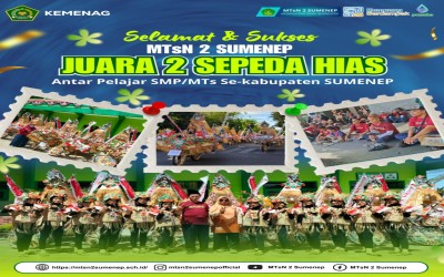 MTsN 2 Sumenep Raih Juara 2 Sepeda Hias Tingkat Kabupaten Sumenep