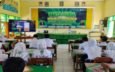 Sambut Siswa Baru, Kakanwil Kemenag Jatim Resmi Buka MATAMUDA Secara Virtual