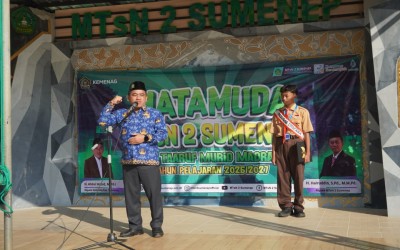 Kepala Kemenag Sumenep Resmi Tutup MATAMUDA di MTsN 2 Sumenep